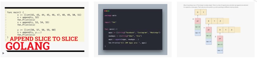 Golang slice Append prepend GolangNote